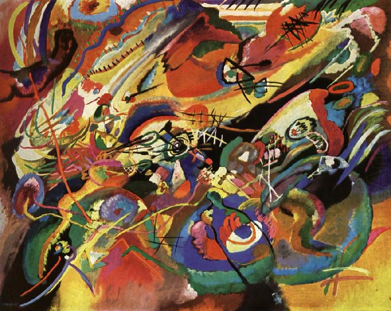 Study for composition fell, Vassily Kandinsky